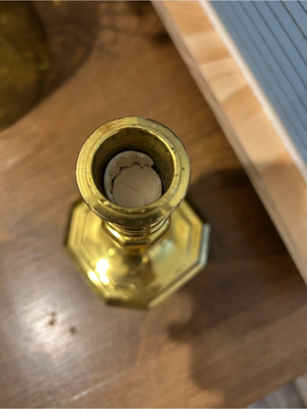 Baldwin Solid Brass Candlestick Holder 6.5” Forged in America